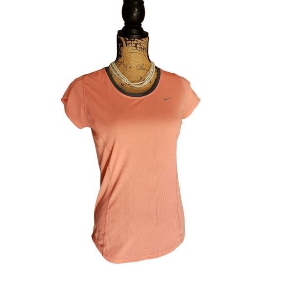 Nike Women's Top Small Miler Reflective Dri-Fit Short Sleeve Running Top - Picture 3 of 8